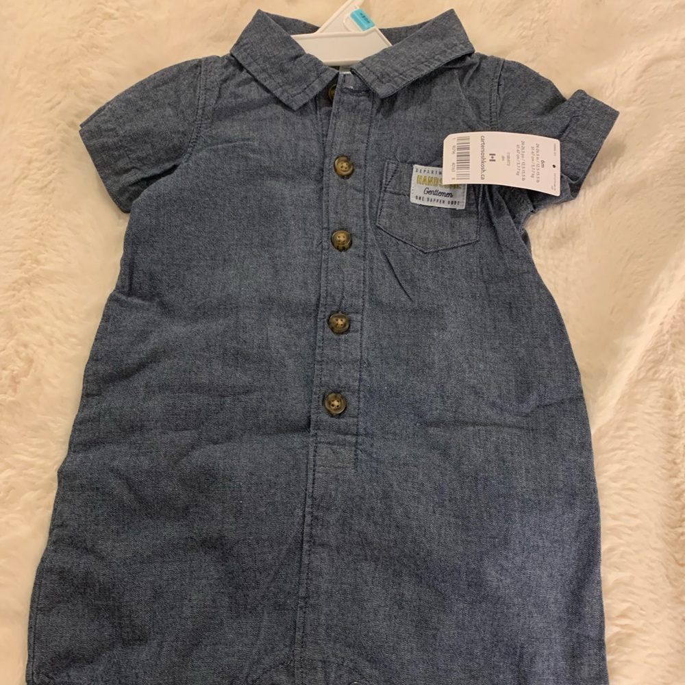 Jean romper never worn